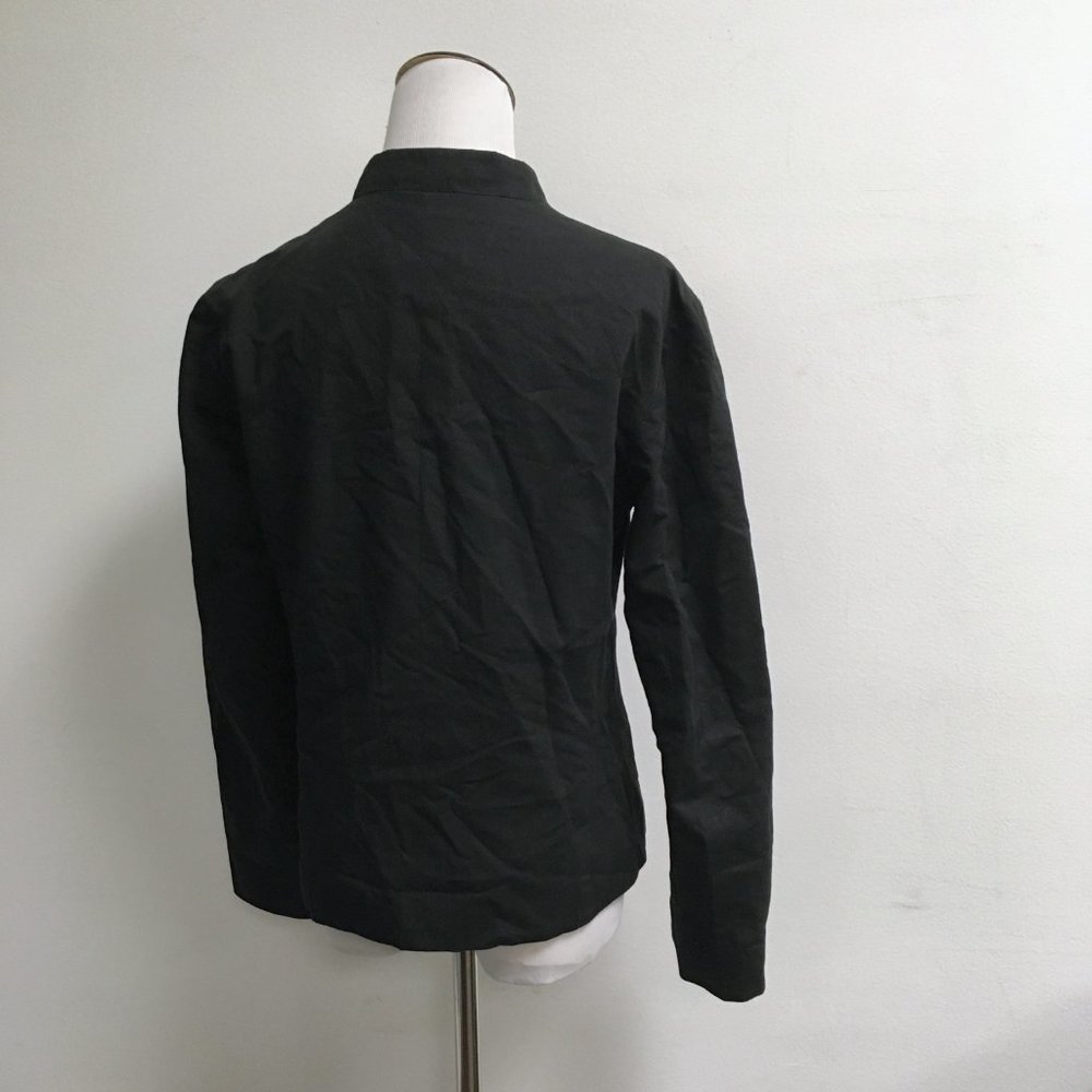 Jil Sander black cotton jacket blazer Italy 40 - Picture 4 of 8